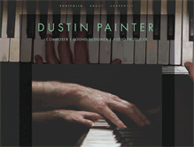 Tablet Screenshot of dustinpainter.com